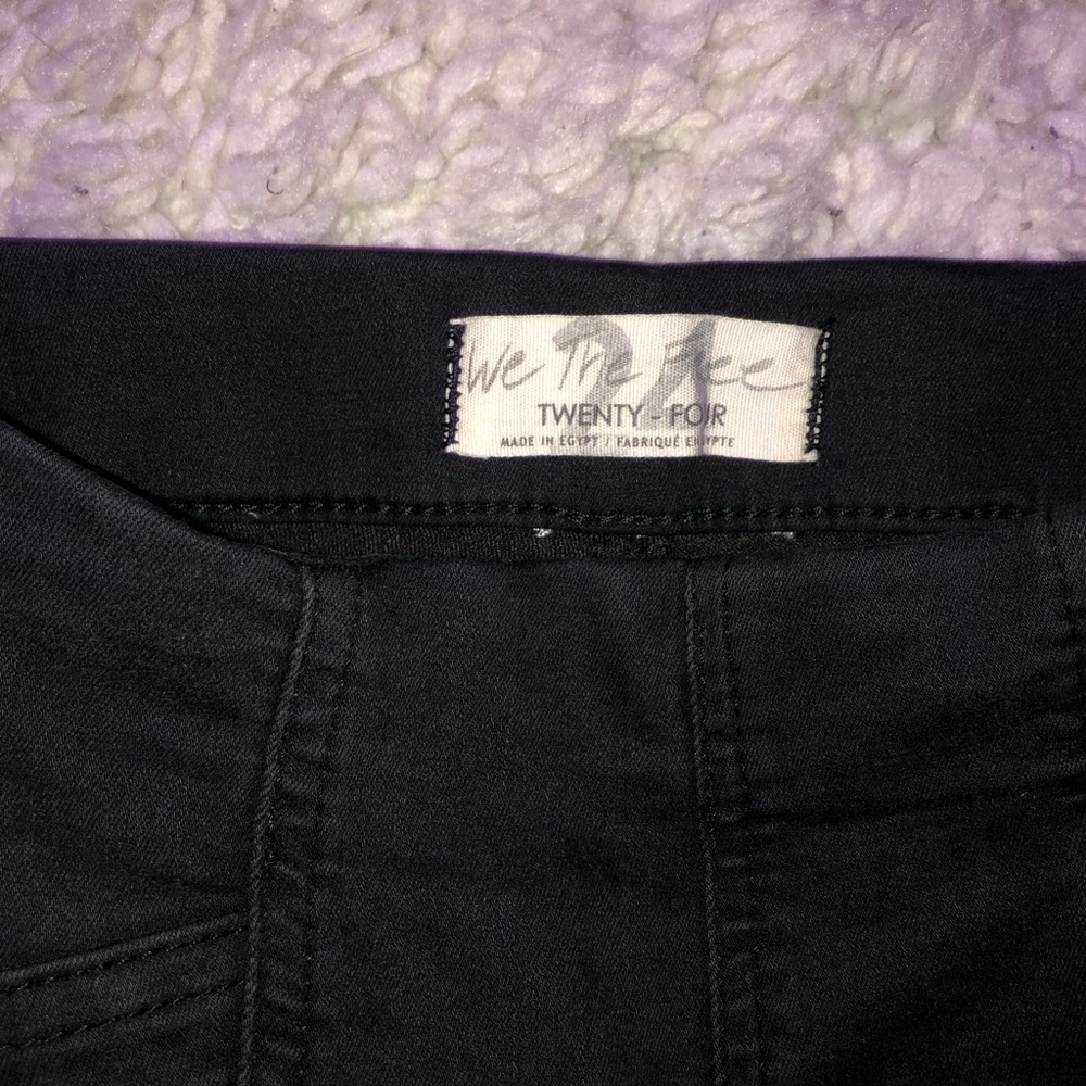 Free people black jeggings